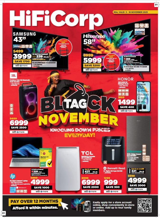 HiFi Corp Specials 05 Nov - 18 Nov