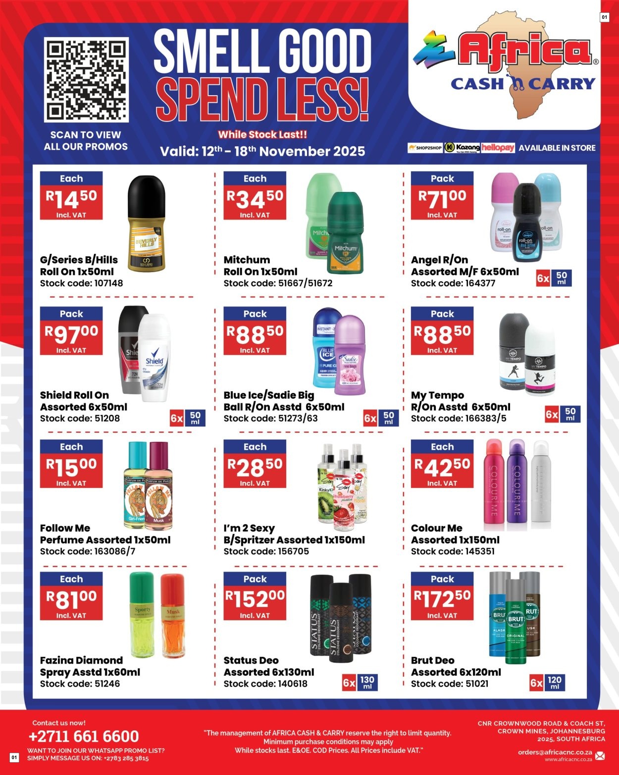 Africa Cash & Carry Catalogue - Saturday Promo