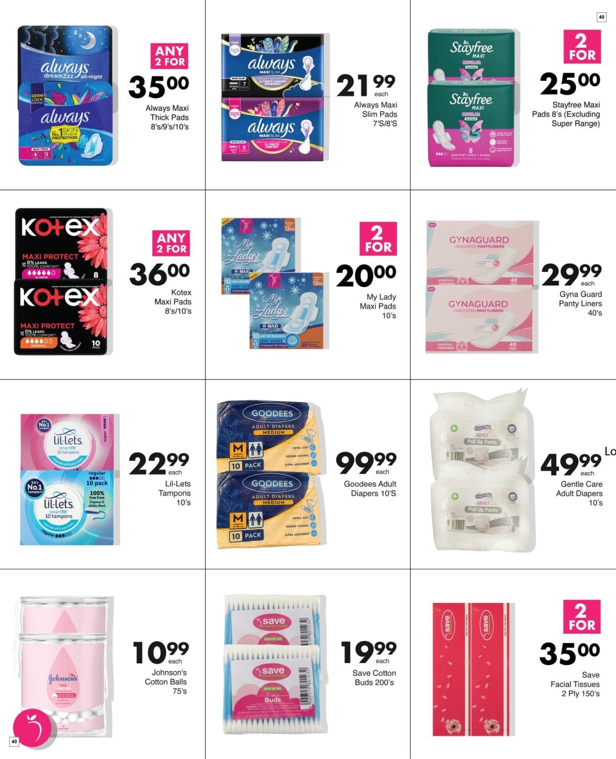 Save Supermarket Specials 25 Mar - 14 Apr - Page 40