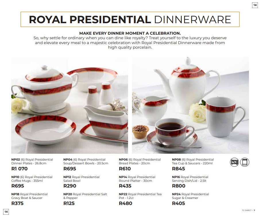 Table Charm Direct Specials 01 Jul - 30 Sept - Page 14