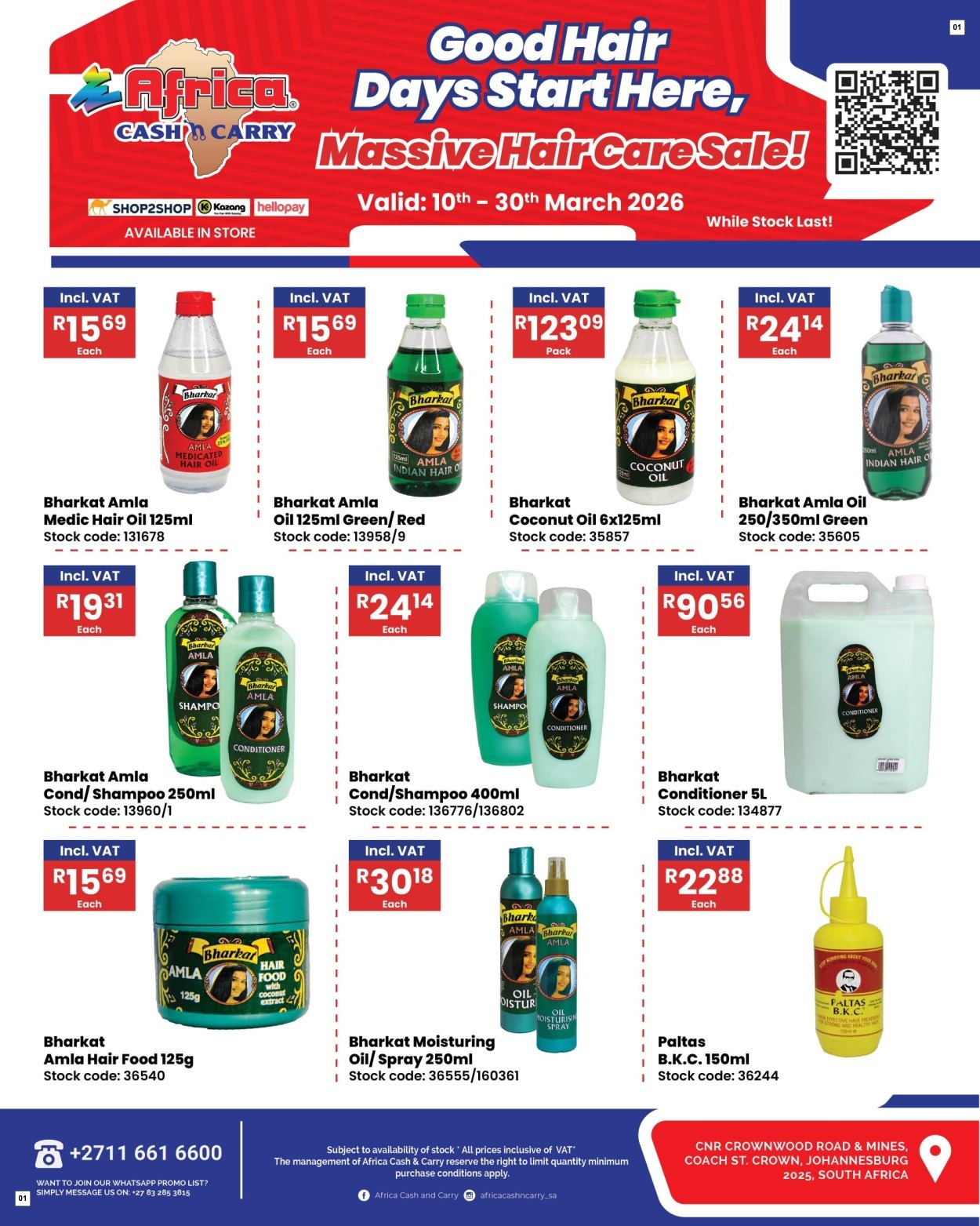 Africa Cash & Carry Catalogue - Hair Care Promo