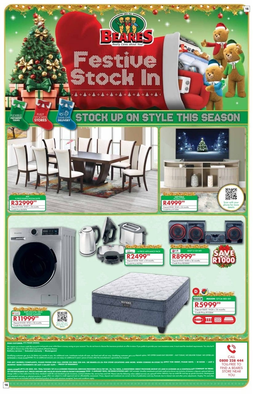 Beares Specials 09 Dec - 05 Jan - Page 16