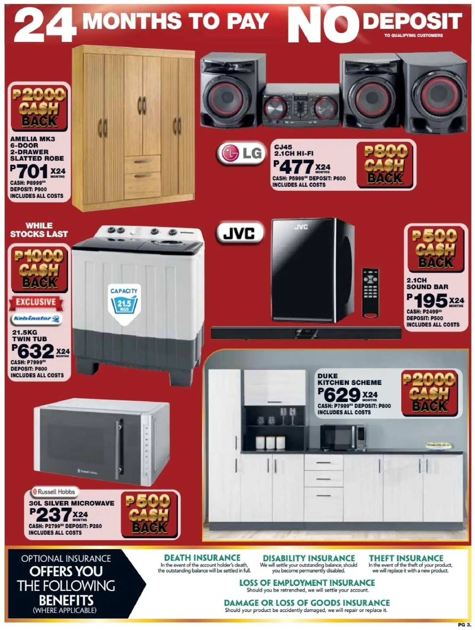 Lewis Stores Botswana Cash Back Brochure - Page 3