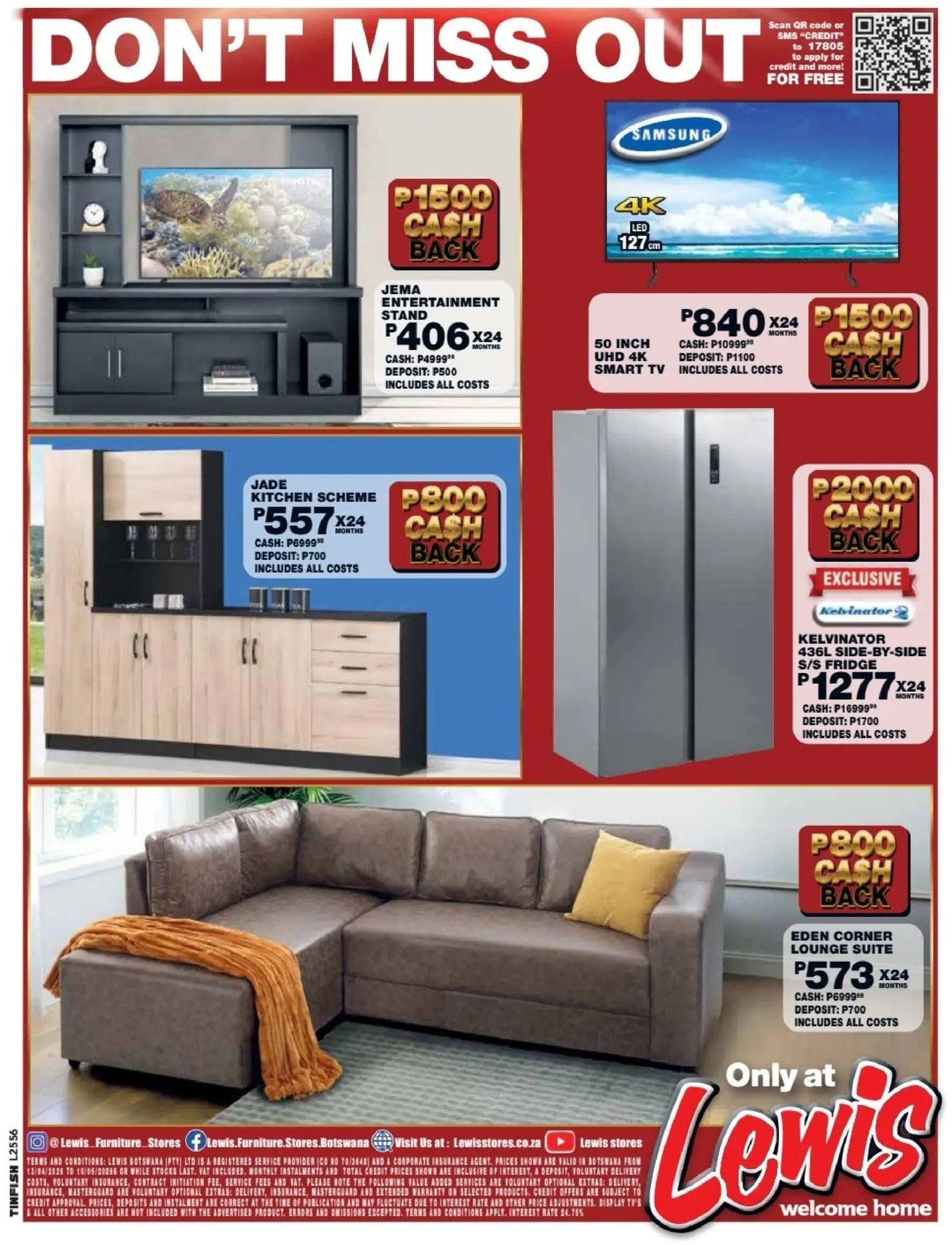 Lewis Stores Botswana Cash Back Brochure - Page 4