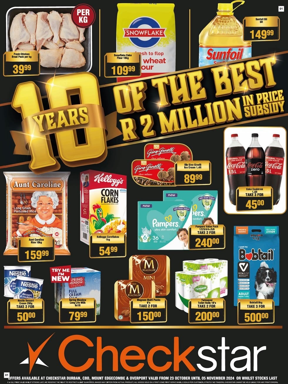 Checkstar Specials 23 Oct - 05 Nov