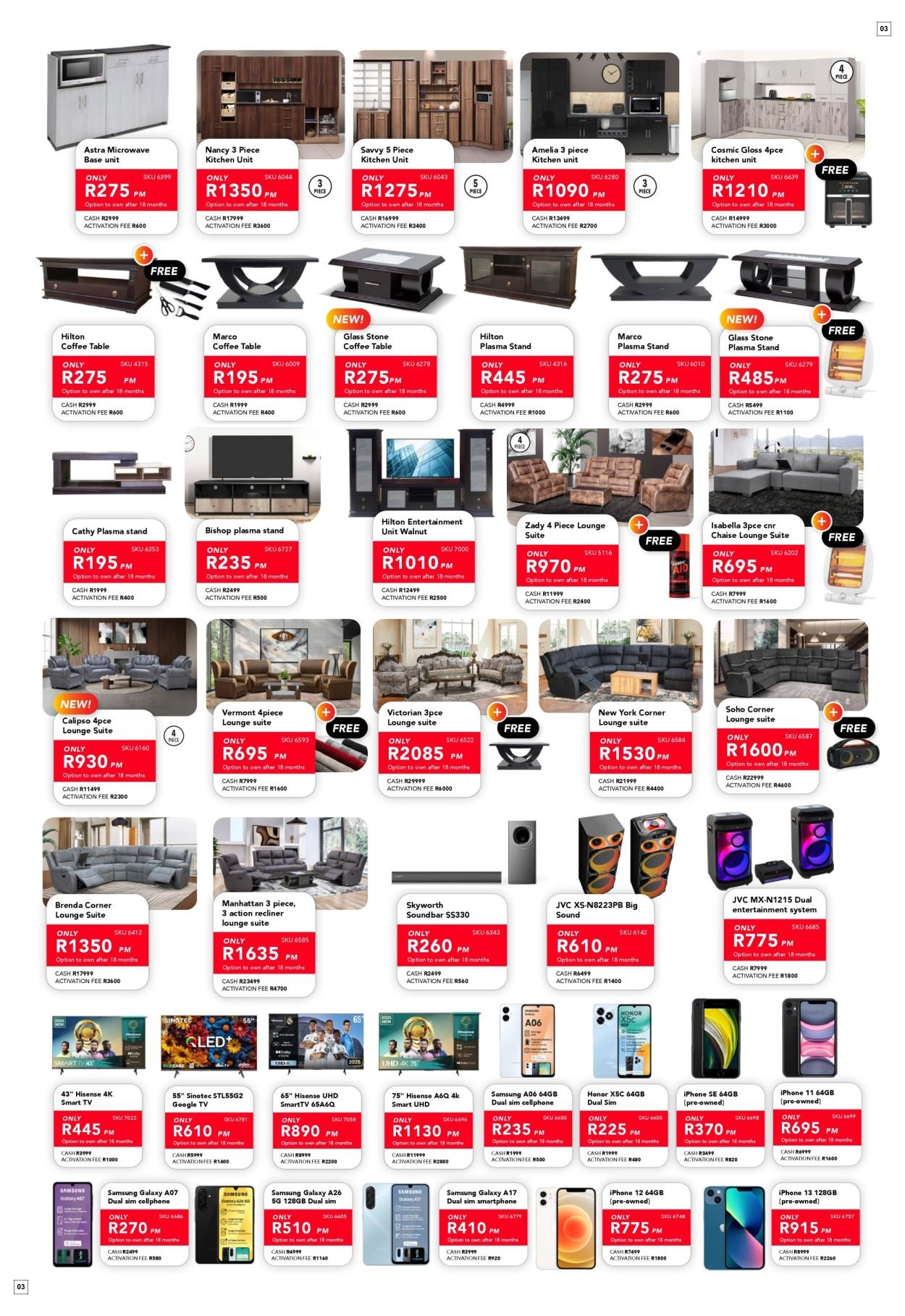 Astra Furnishers Specials 01 Jun - 31 Aug - Page 3