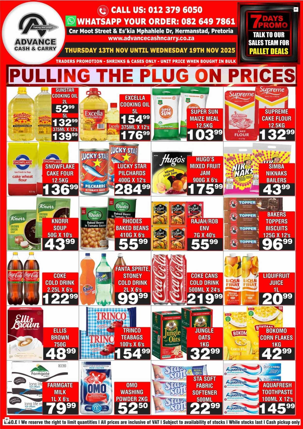 Advance Cash & Carry Catalogue - Weekly