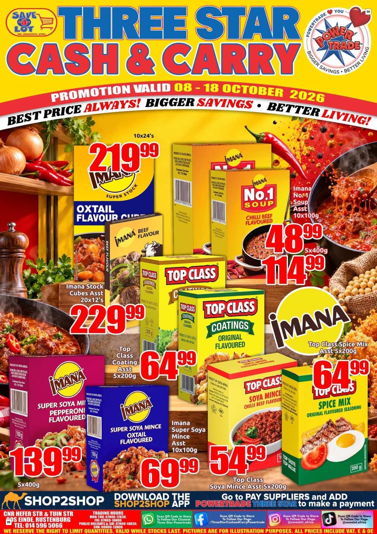Three Star Cash And Carry Specials 08 Oct - 18 Oct - Page 6