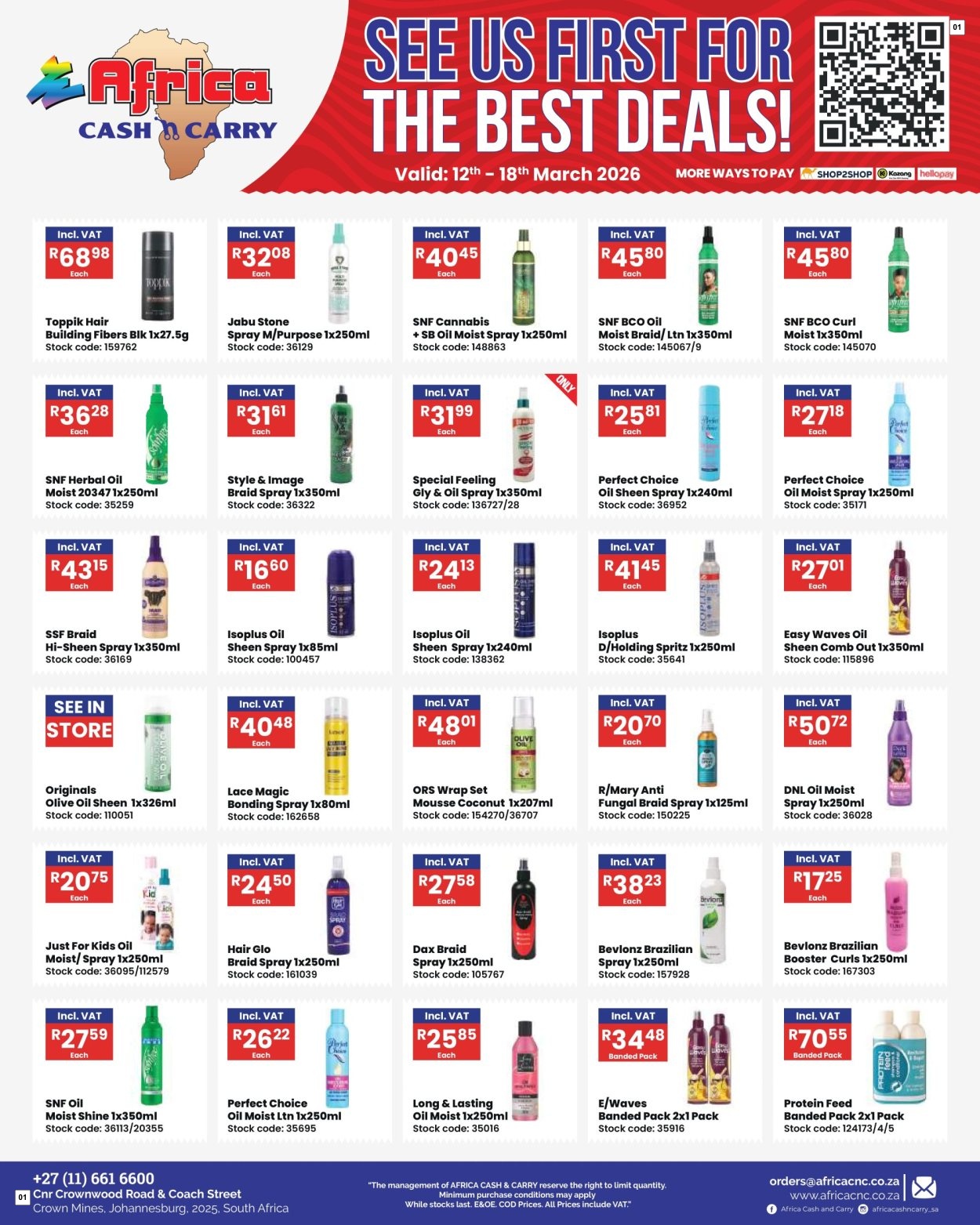 Africa Cash & Carry Catalogue - Weekly Promo