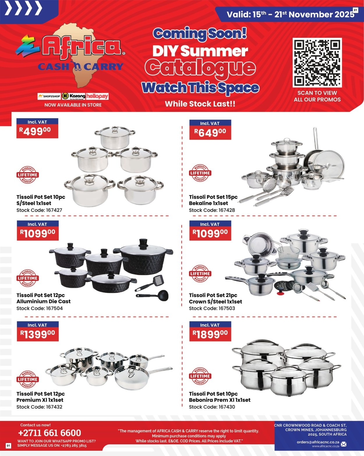 Africa Cash & Carry Catalogue - Saturday Promo
