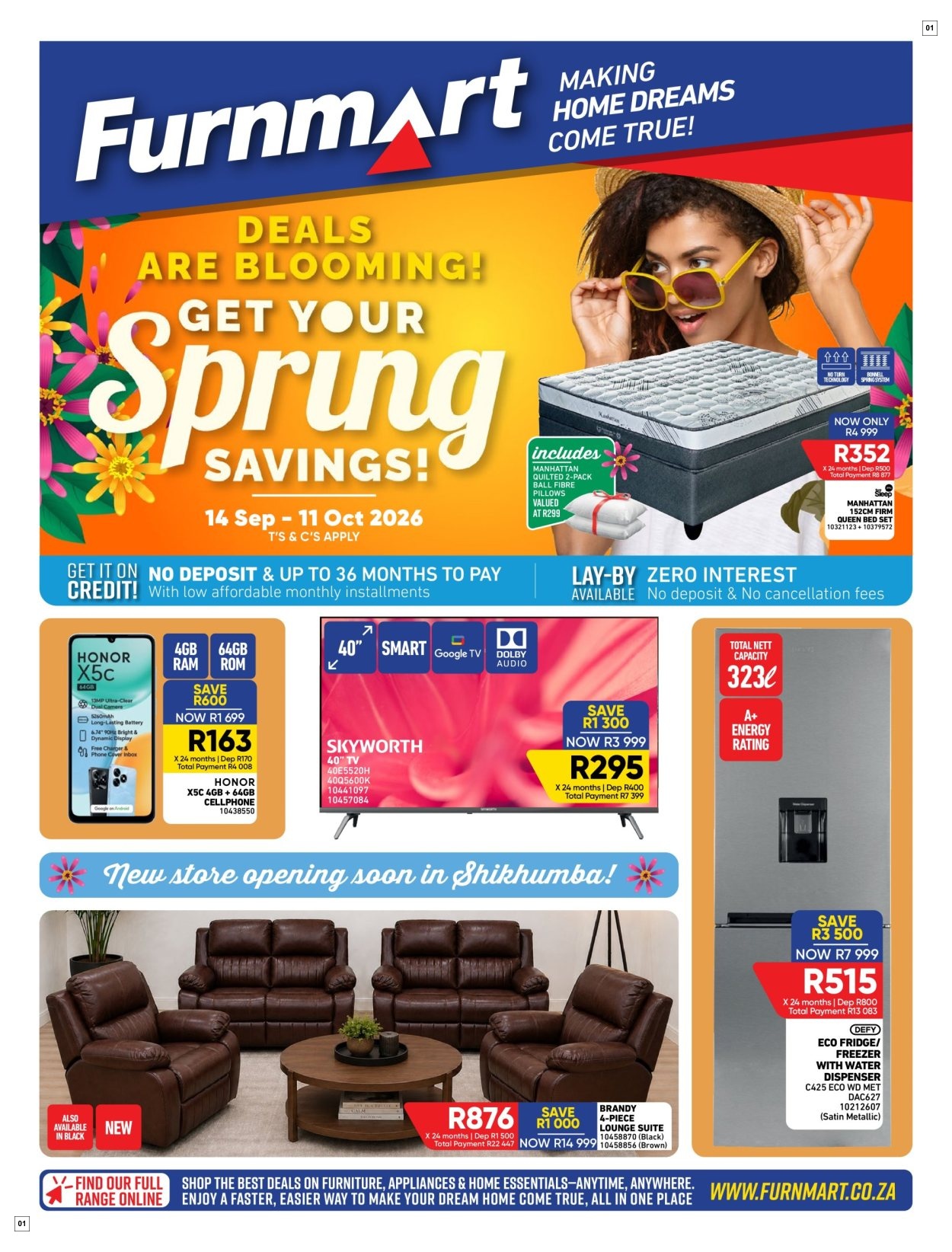 Furnmart Specials 14 Sept - 11 Oct