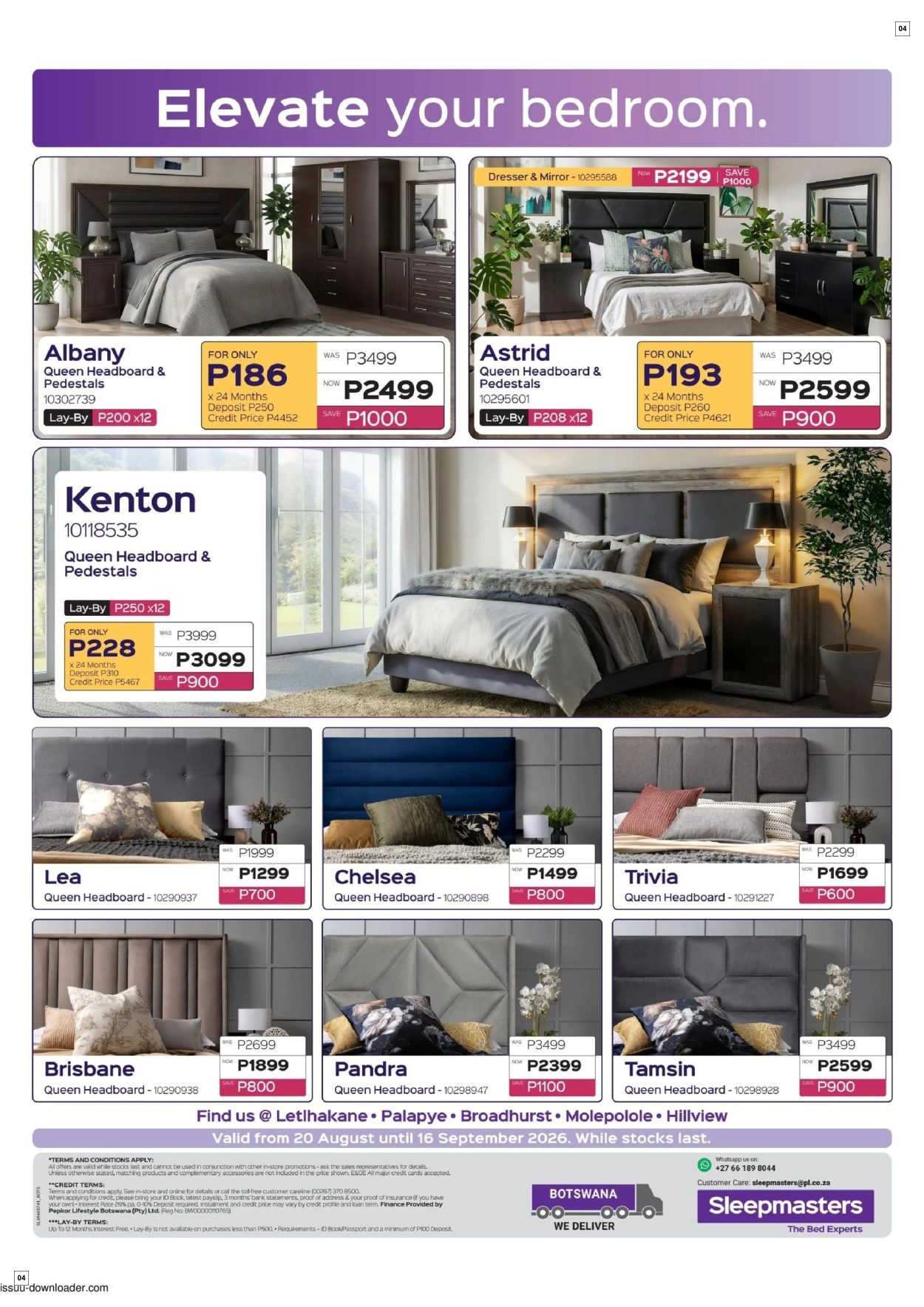 Sleepmasters Specials 20 Aug - 16 Sept - Page 4
