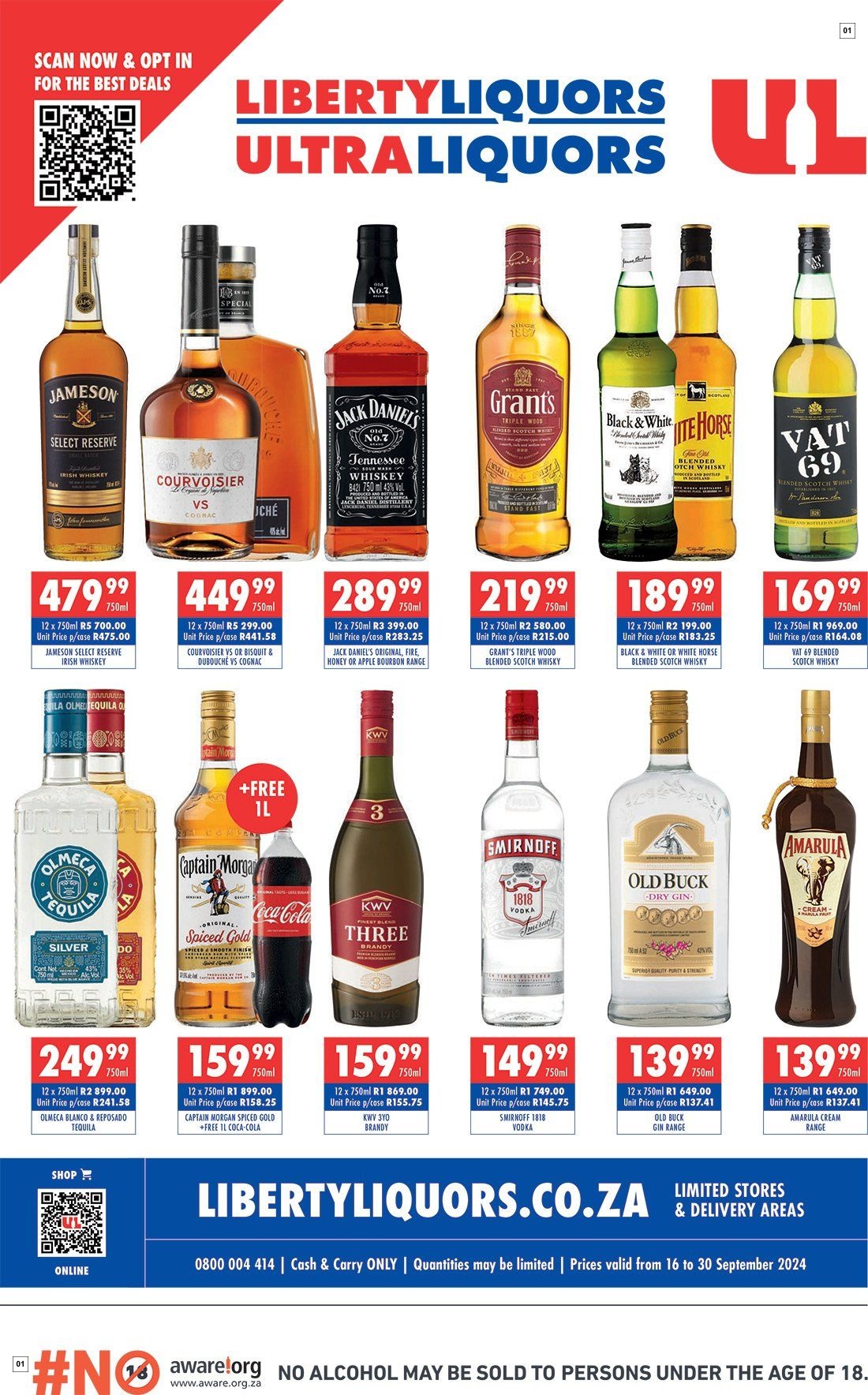Liberty Liquors Specials 16 Sept - 30 Sept