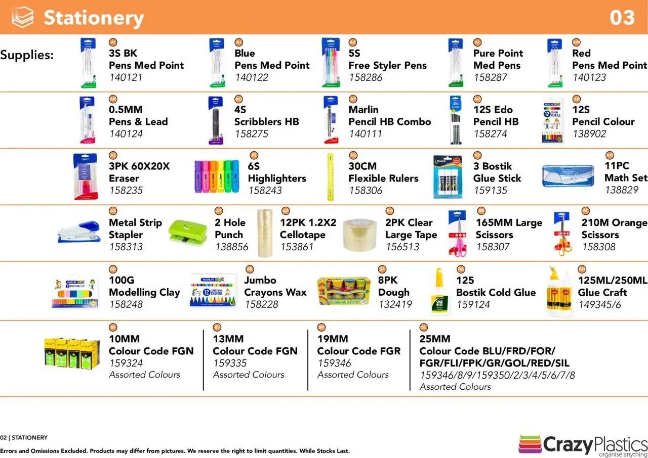 Crazy Plastics School Catalogue - Page 3