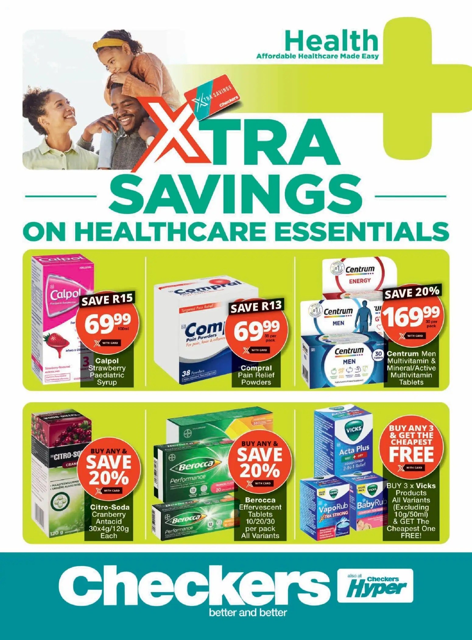 Checkers Medirite April Month End Promotion