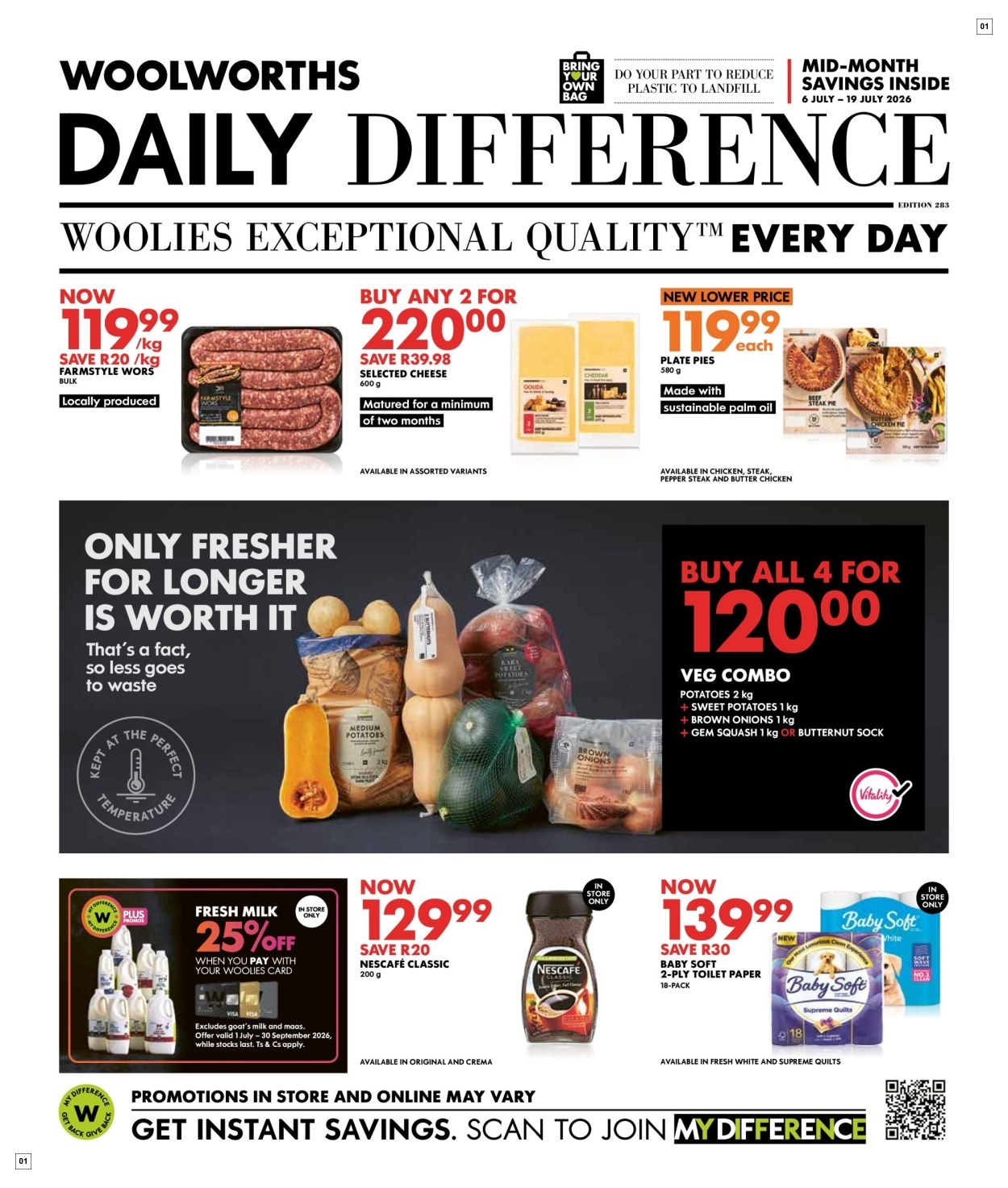 Woolworths Daily Difference