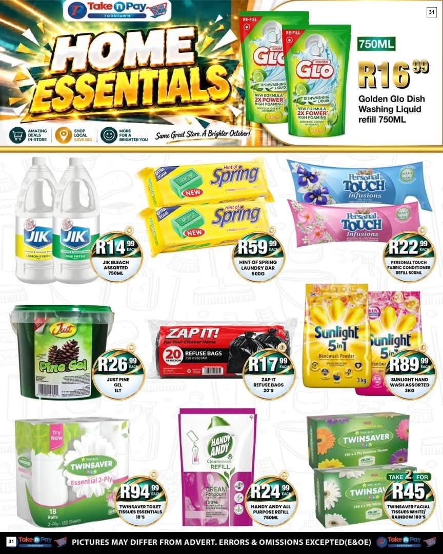 Take N Pay Specials 05 Oct - 11 Oct - Page 31