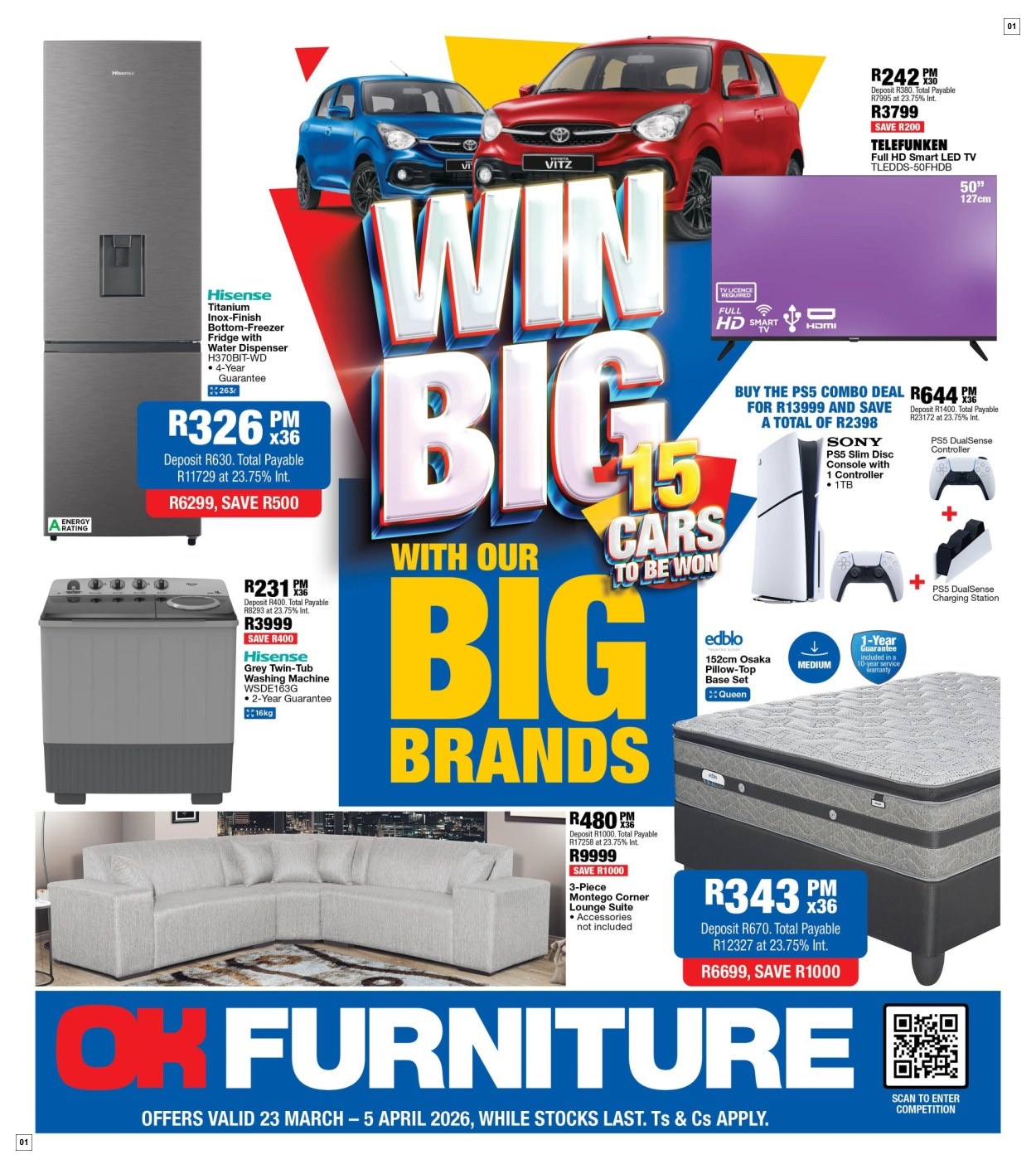 OK Furniture Specials 23 Mar - 05 Apr
