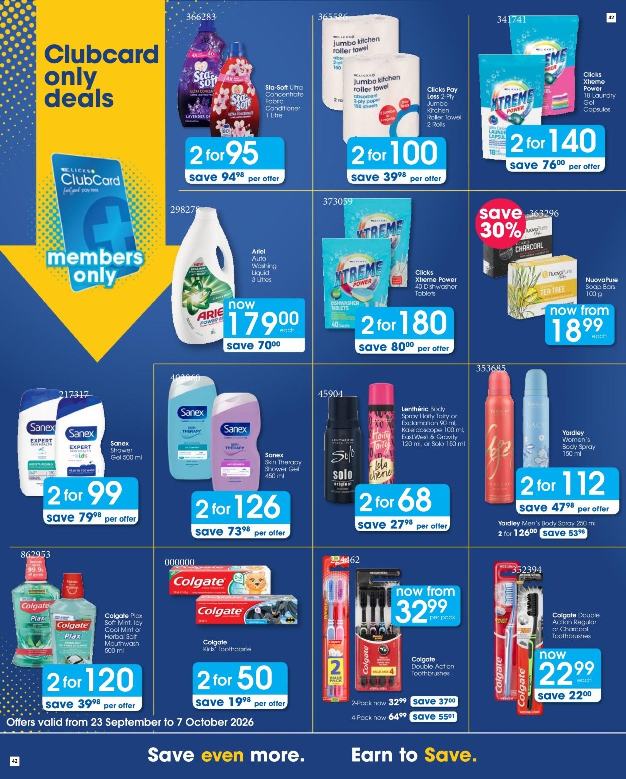 Clicks Specials 23 Sept - 21 Oct - Page 42
