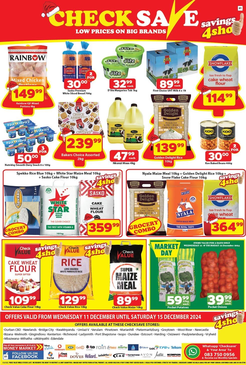 Check Save Specials 11 Dec - 15 Dec