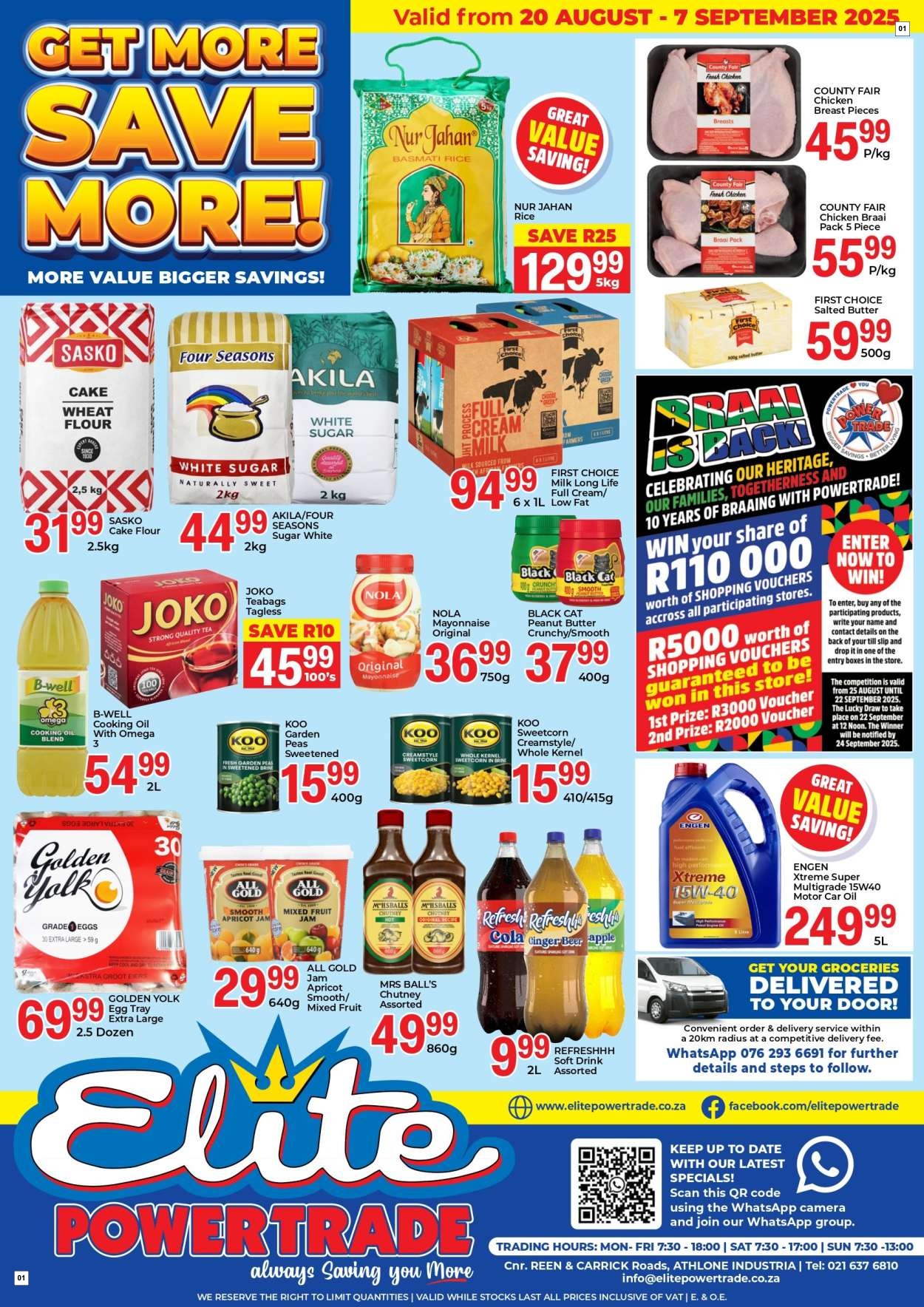 Elite Powertrade Specials 20 Aug - 07 Sept