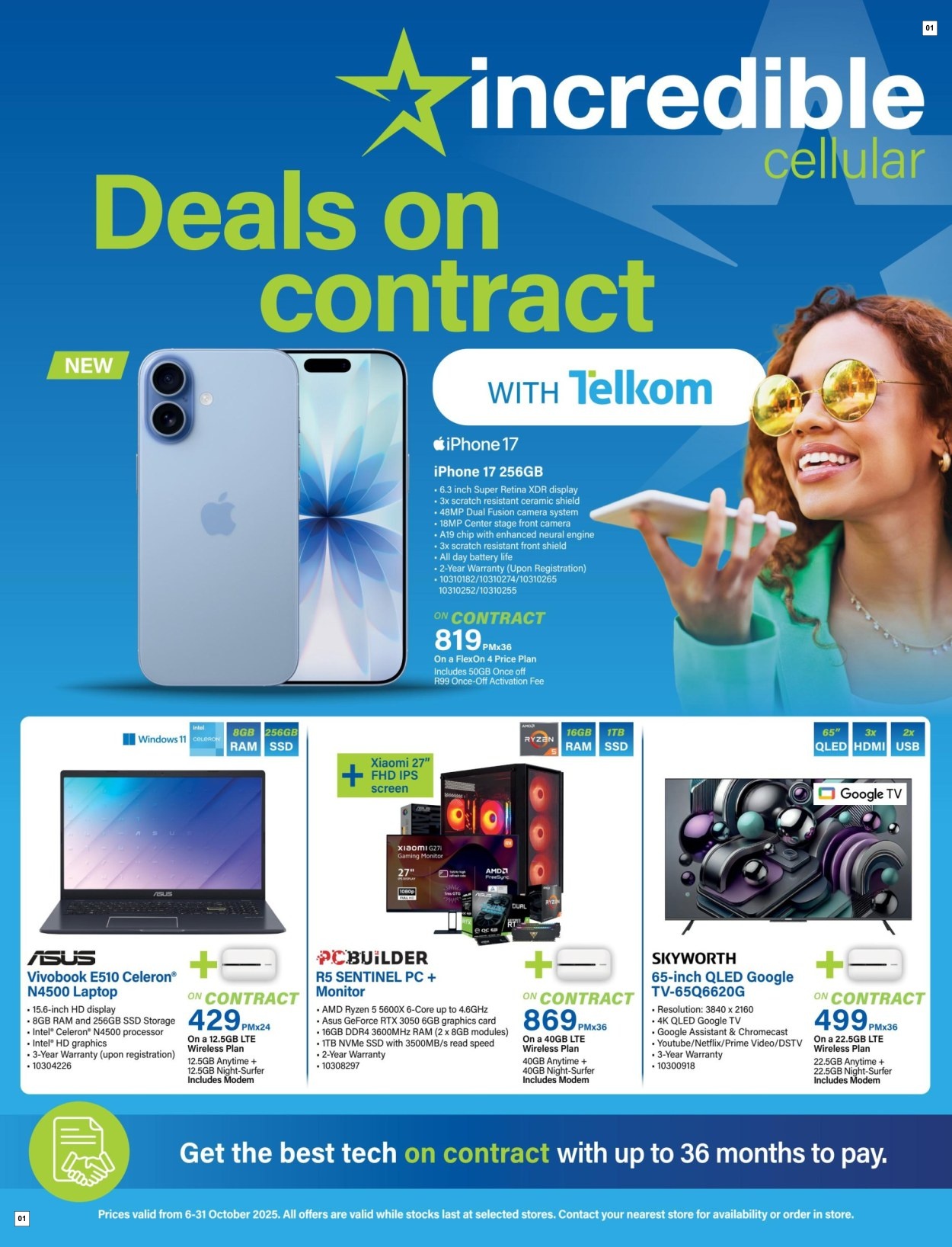 Incredible Connection Specials 06 Oct - 31 Oct
