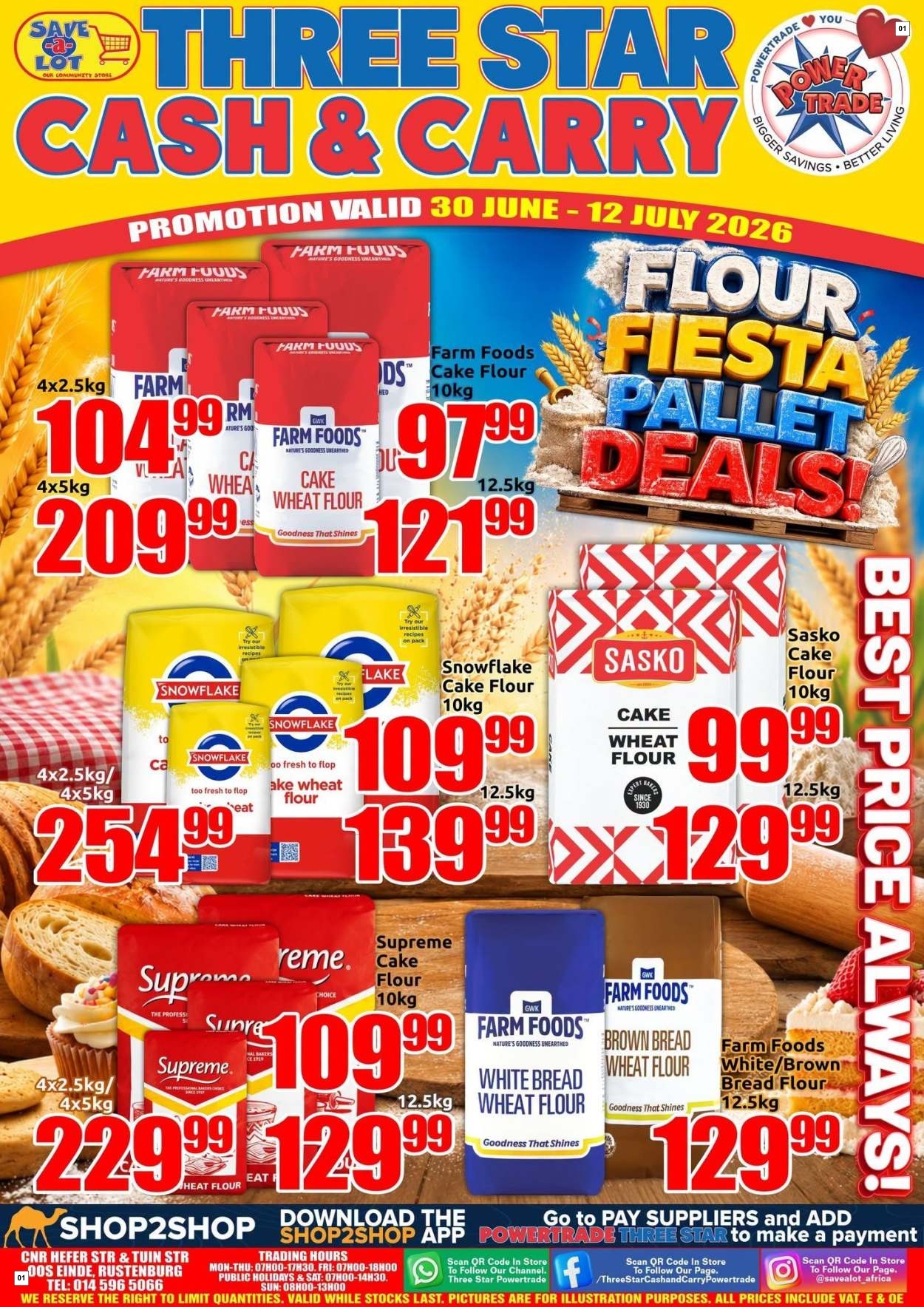 Three Star Cash And Carry Specials 30 Jun - 12 Jul