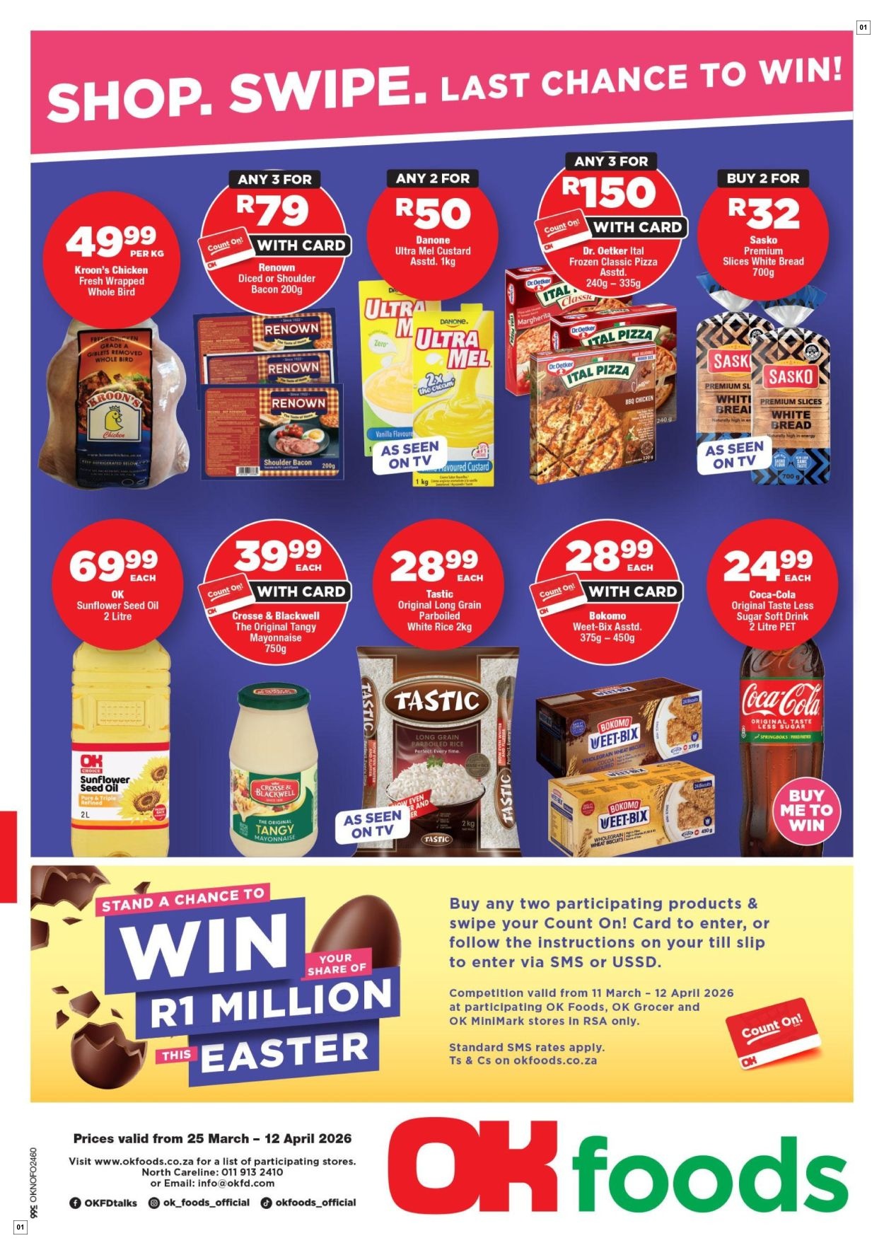 OK Foods Specials 25 Mar - 12 Apr