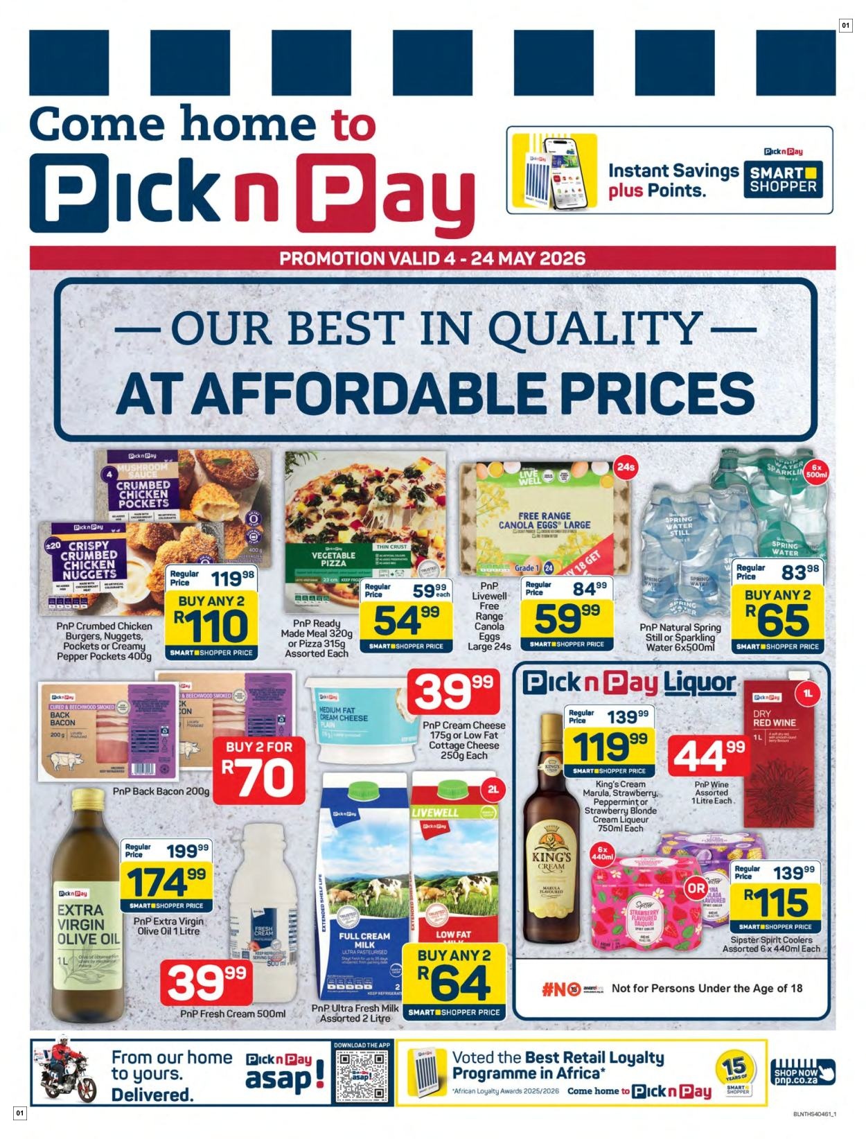 Pick n Pay Own Brand Specials