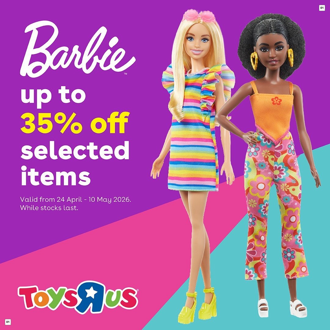 Toys R Us Specials 24 Apr - 10 May