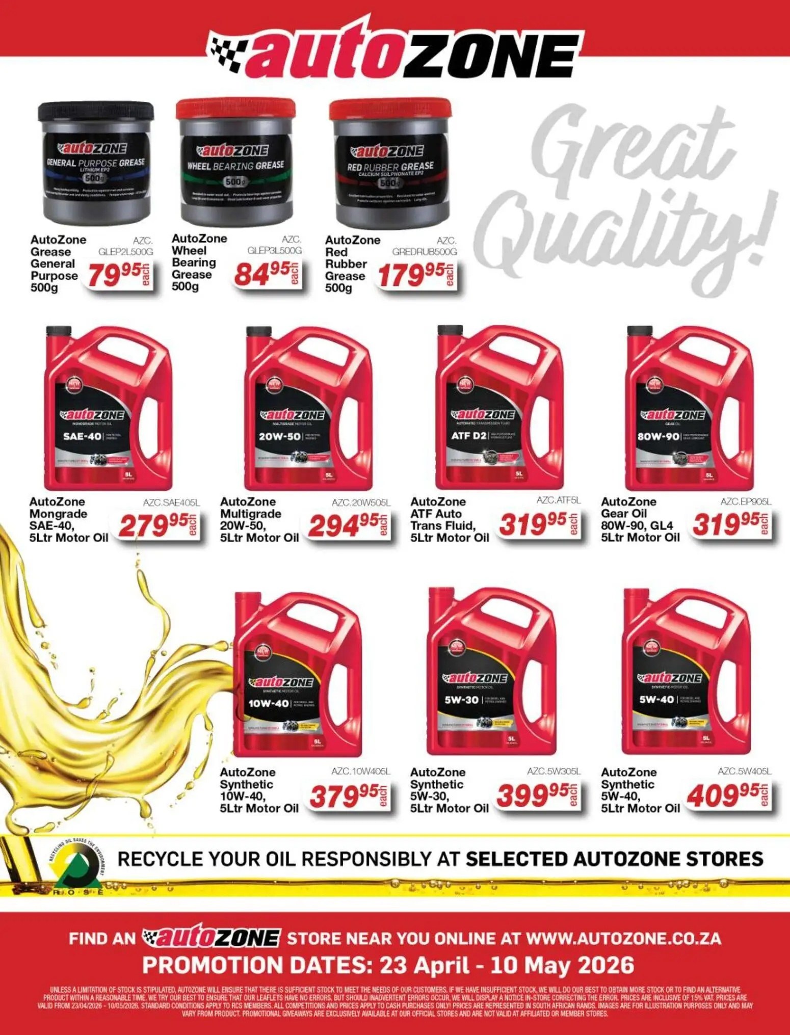 autozone specials from thursday 23 04 2026 - Page 16