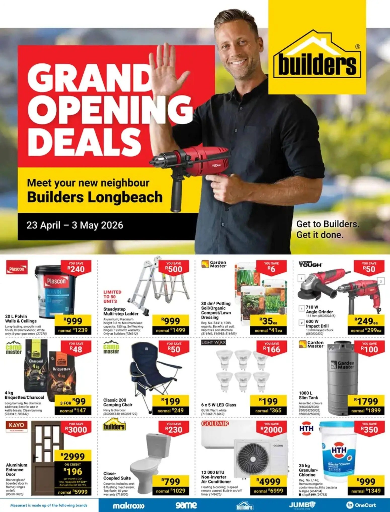 Builders Grand Opening Deals