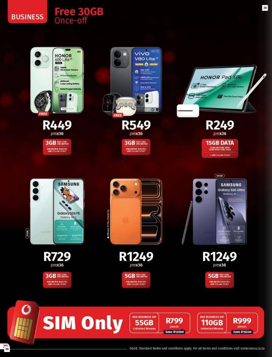 Vodacom Specials 07 Oct - 02 Nov - Page 30