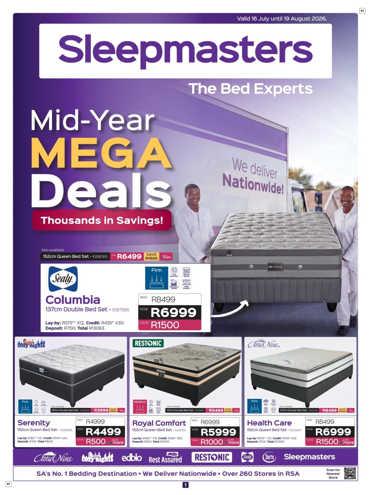 Sleepmasters Latest Catalogue