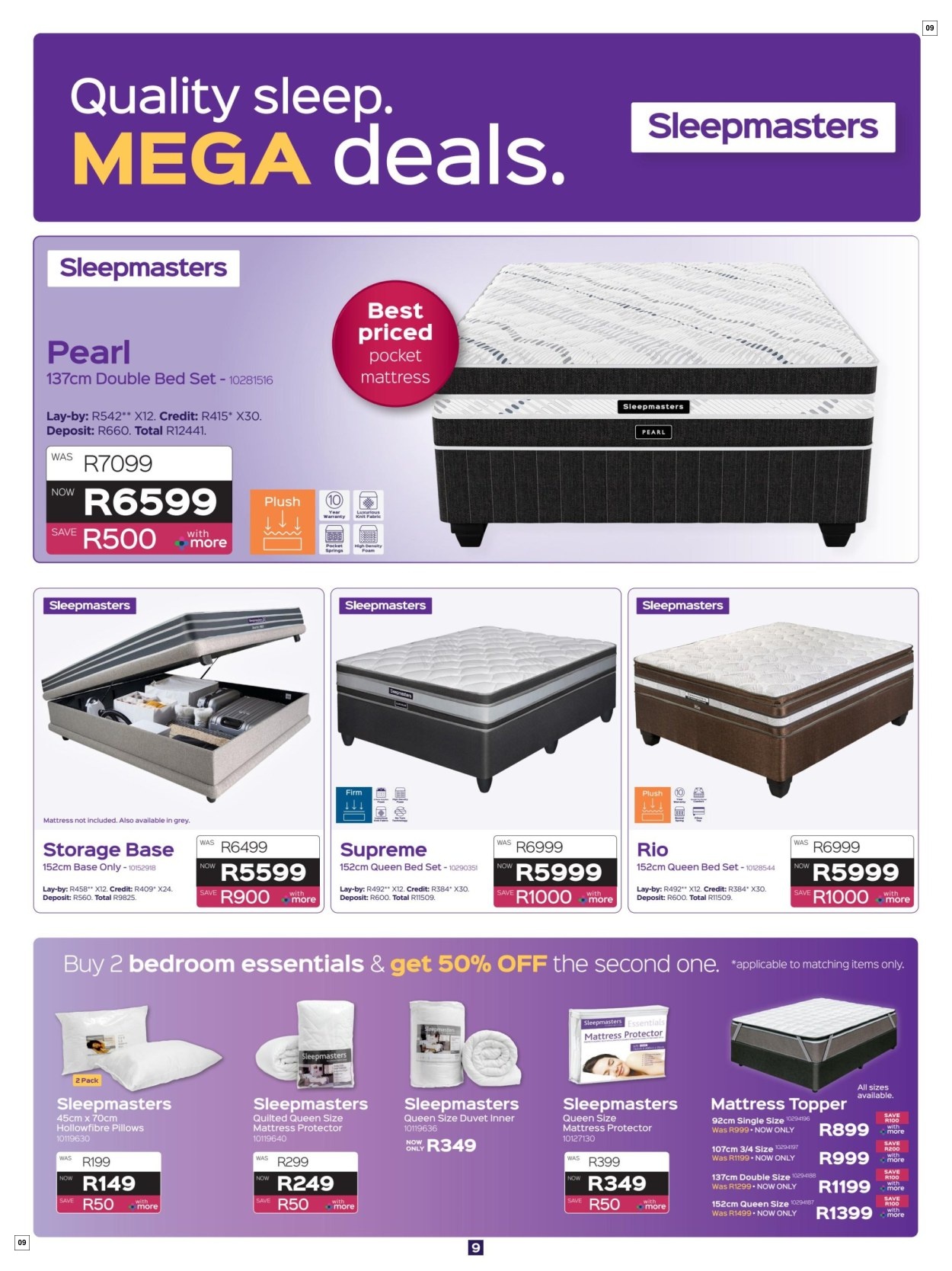 Sleepmasters Specials 16 Jul - 19 Aug - Page 9