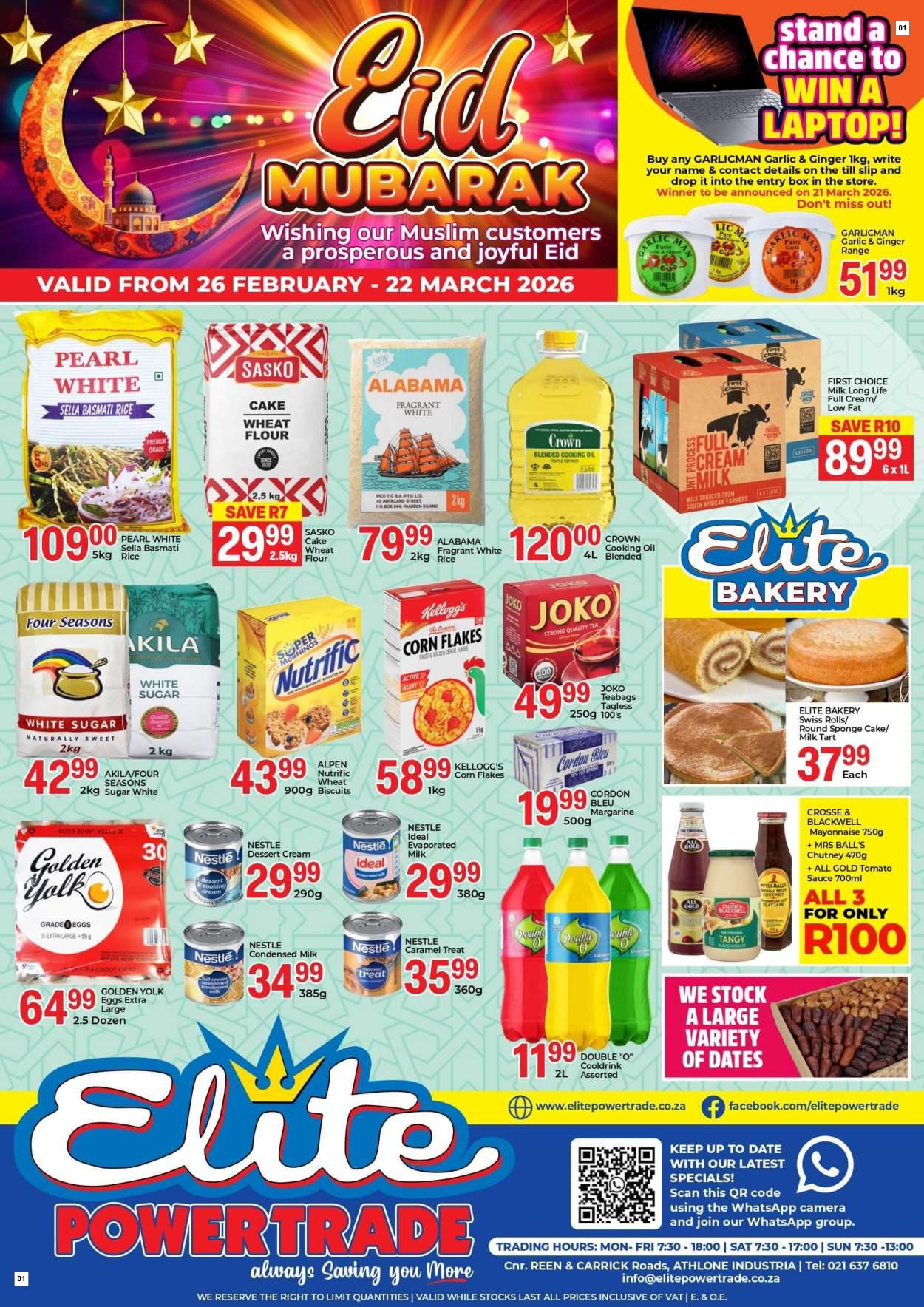 Elite Powertrade Specials 26 Feb - 22 Mar