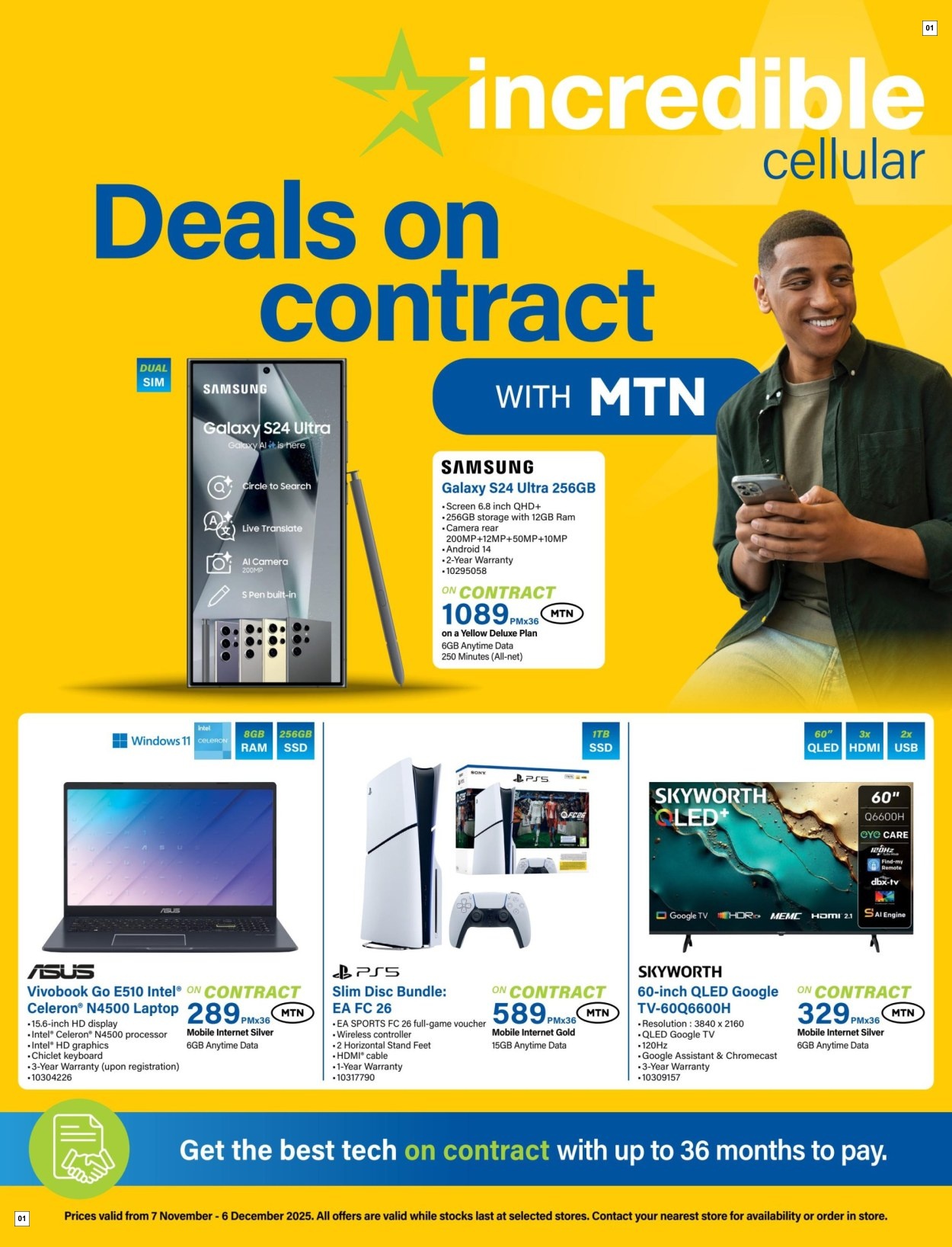 Incredible Connection Specials 07 Nov - 06 Dec
