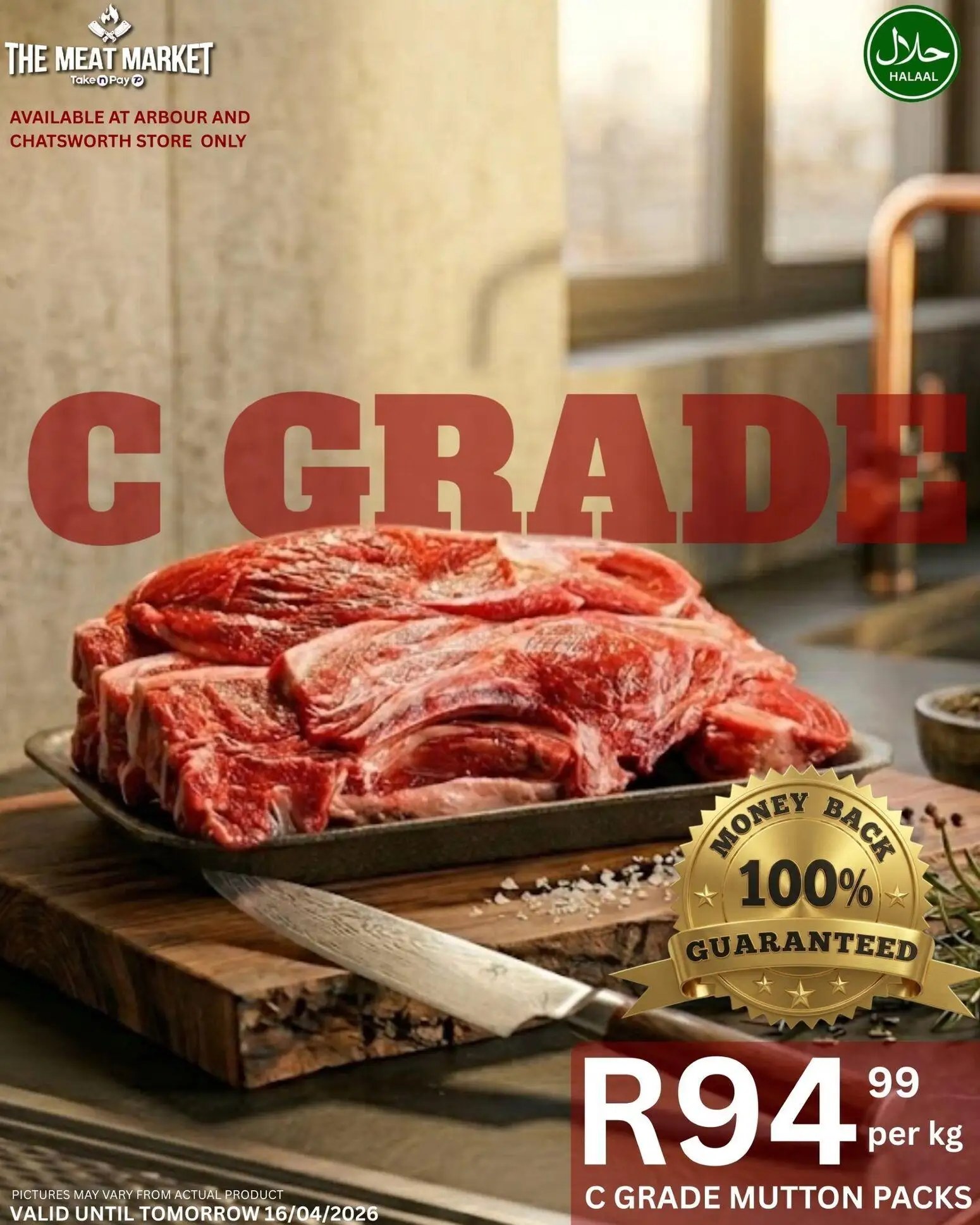 Take N Pay C Grade Mutton Packs Specials