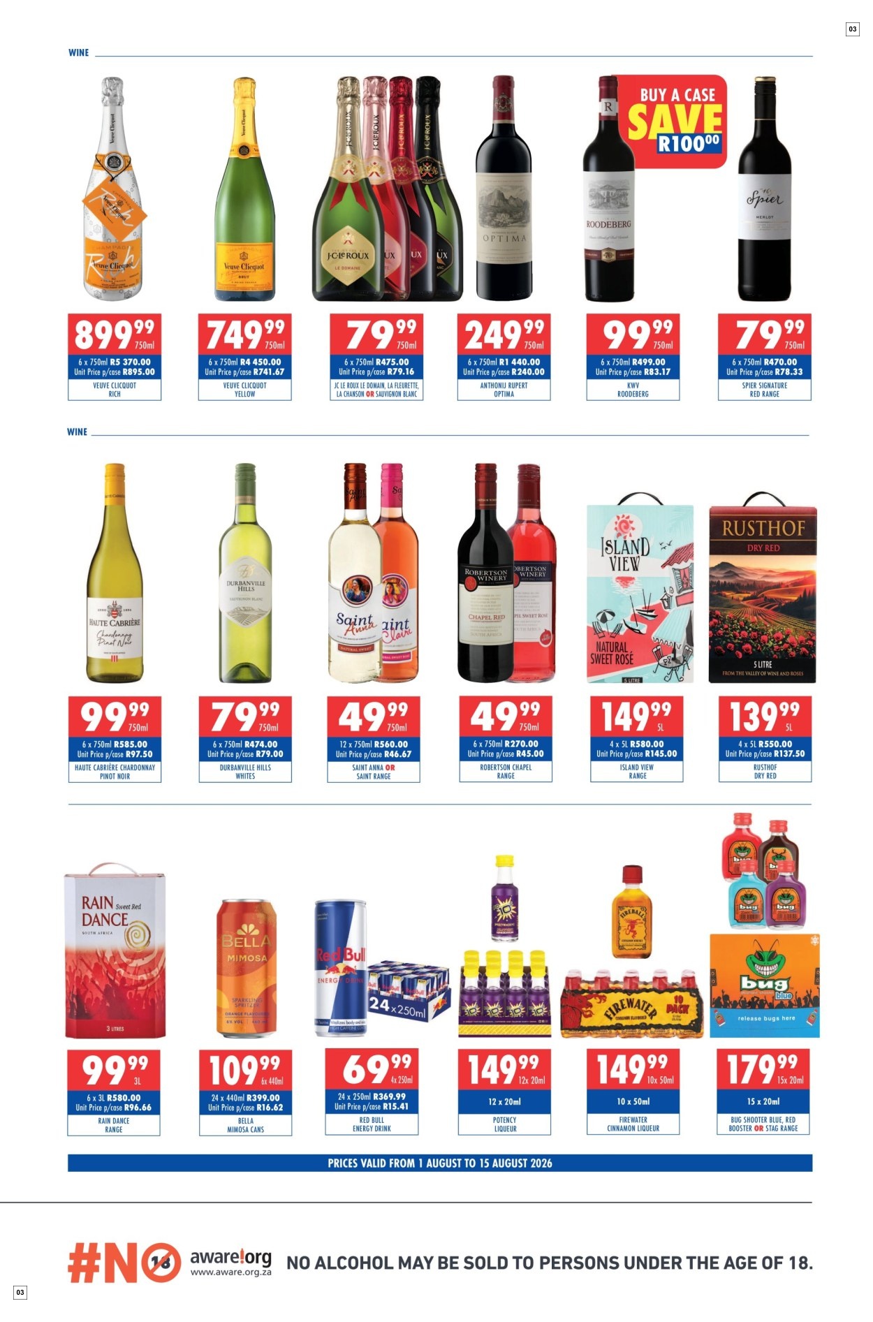 Ultra Liquors Specials 01 Aug - 15 Aug - Page 3