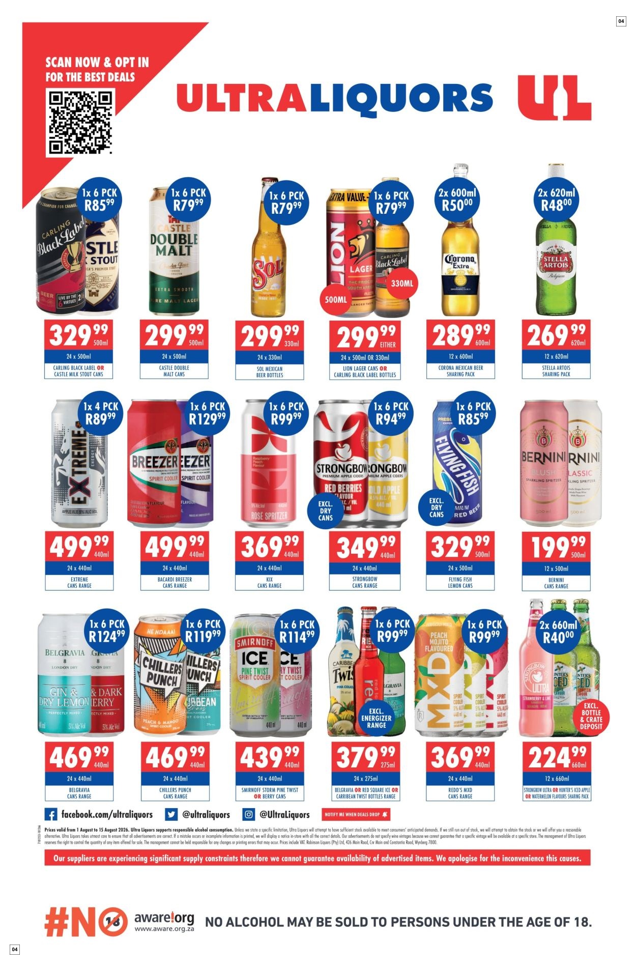 Ultra Liquors Specials 01 Aug - 15 Aug - Page 4