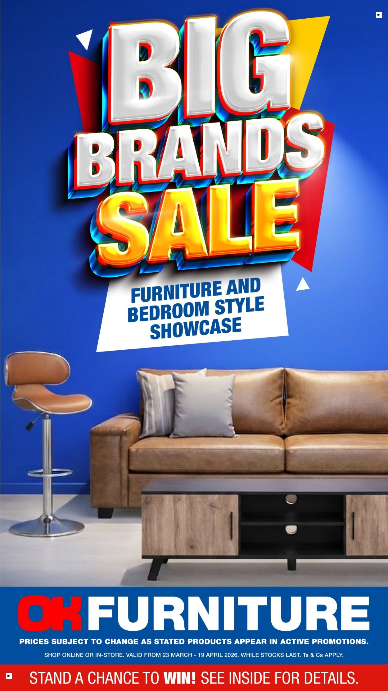 OK Furniture Specials 23 Mar - 19 Apr