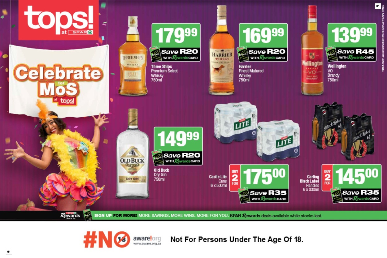 Tops At Spar Turn up Epic