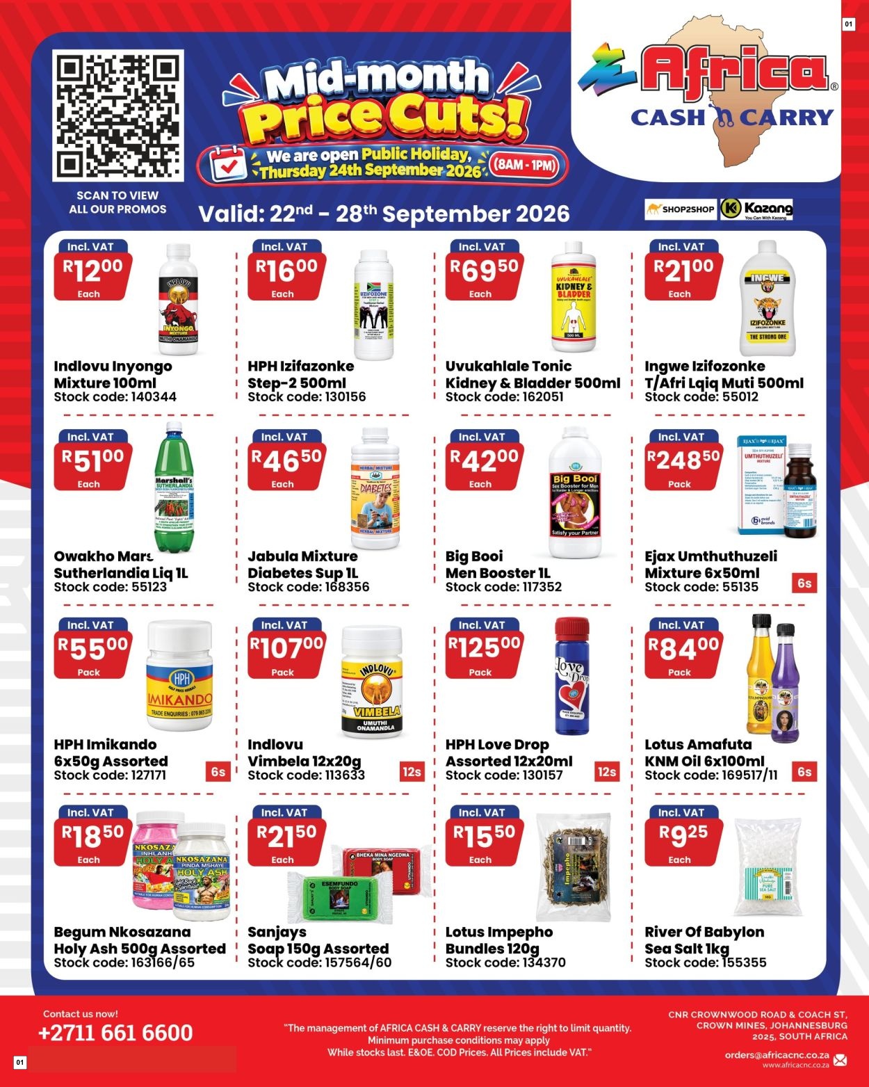 Africa Cash & Carry Catalogue - Friday Promo