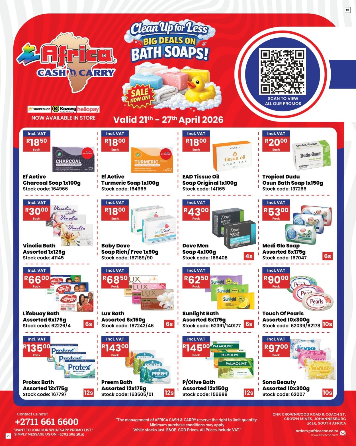 Africa Cash & Carry Catalogue - Friday Promo