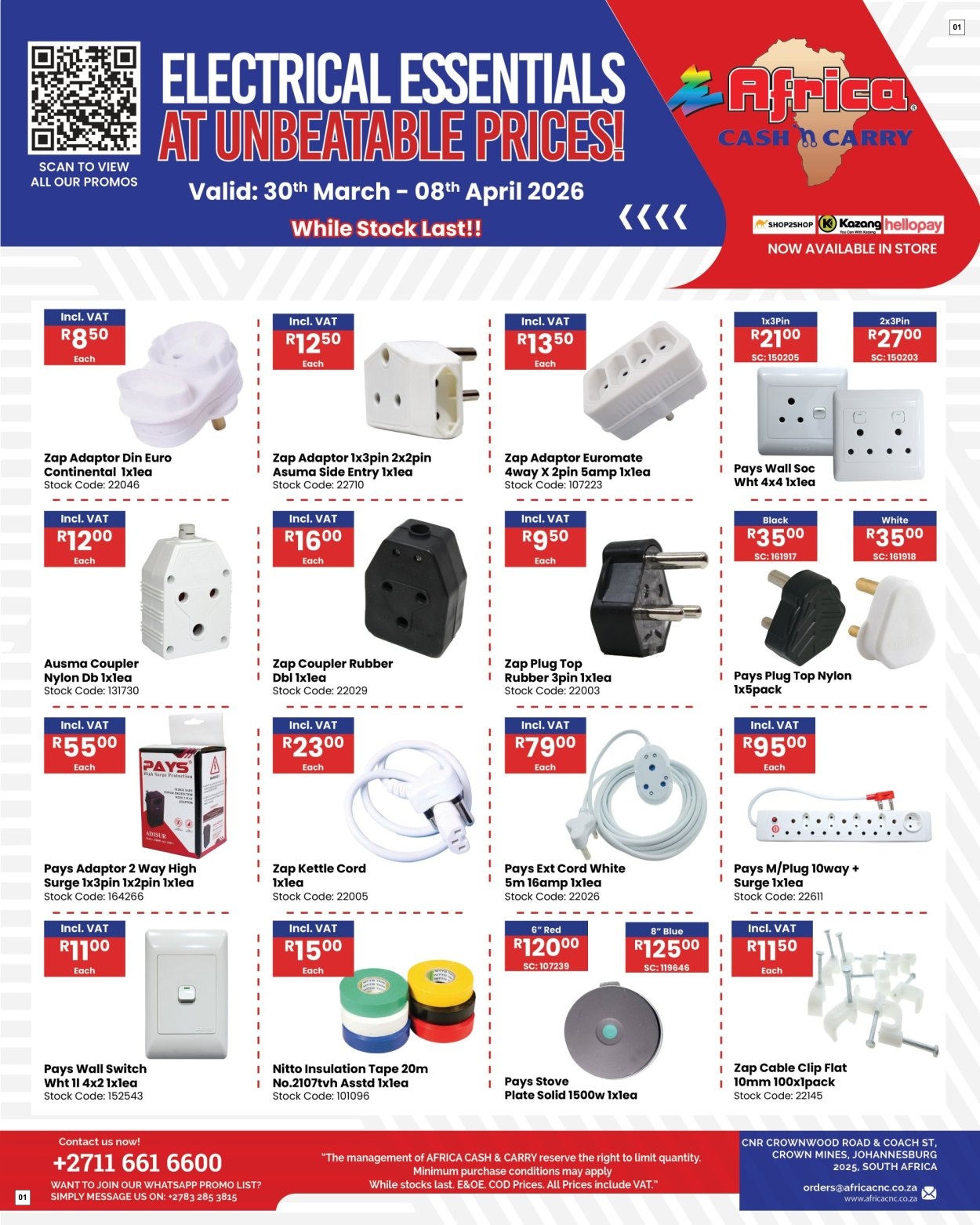 Africa Cash & Carry Catalogue - Monday Promo