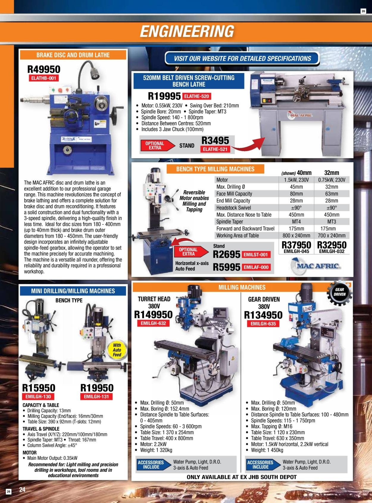 Adendorff Machinery Mart Catalogue (En) - Page 26