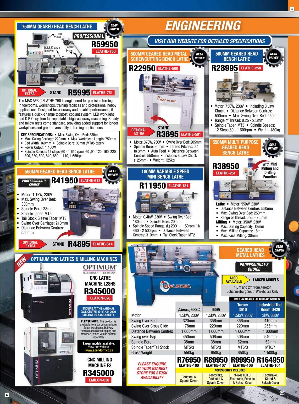 Adendorff Machinery Mart Catalogue (En) - Page 27