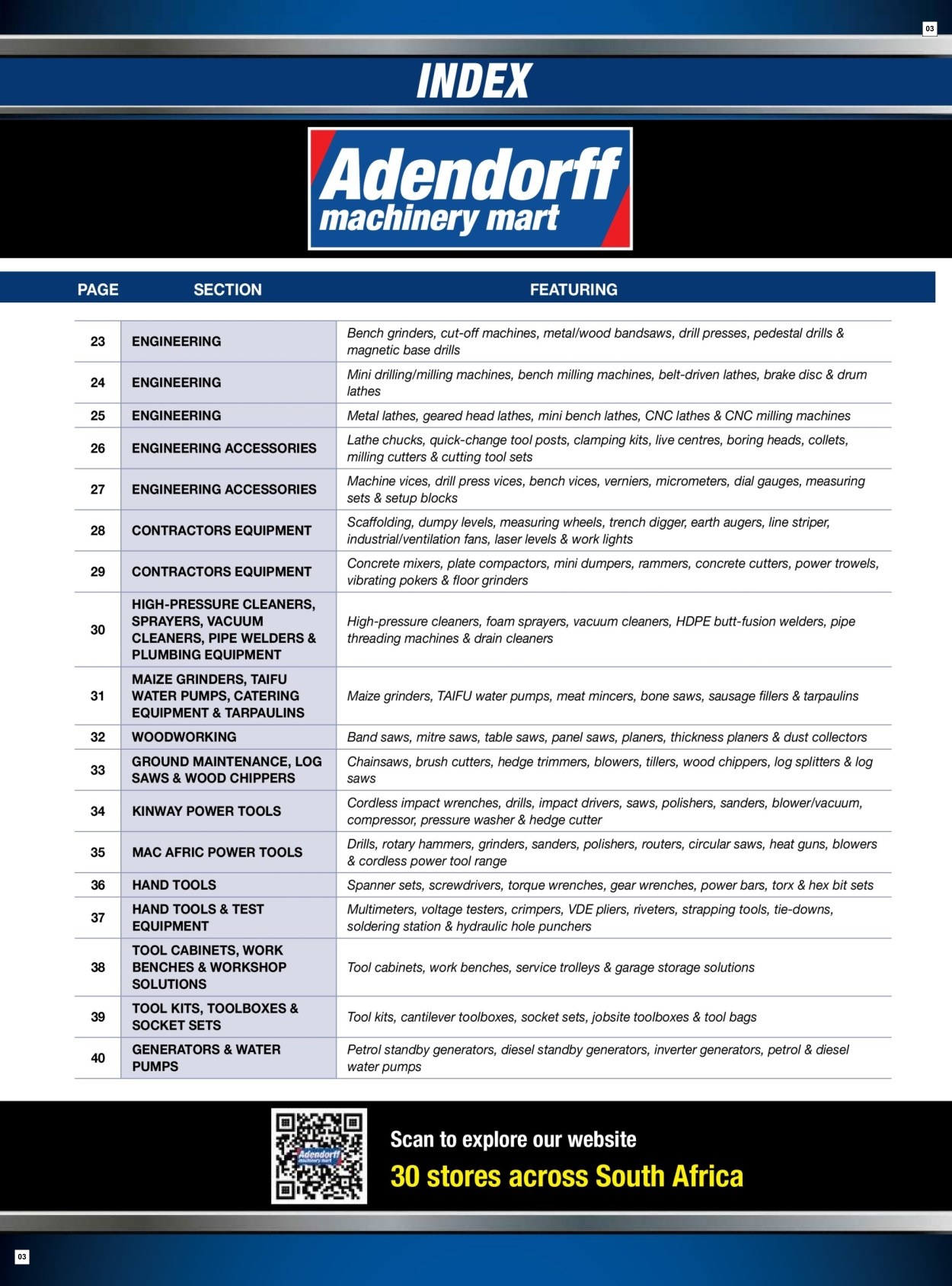 Adendorff Machinery Mart Catalogue (En) - Page 3