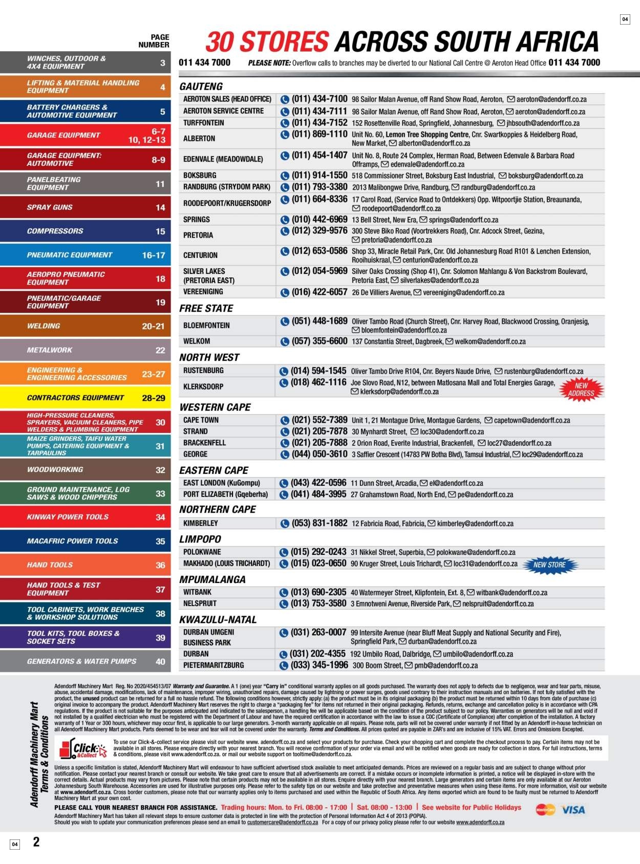 Adendorff Machinery Mart Catalogue (En) - Page 4