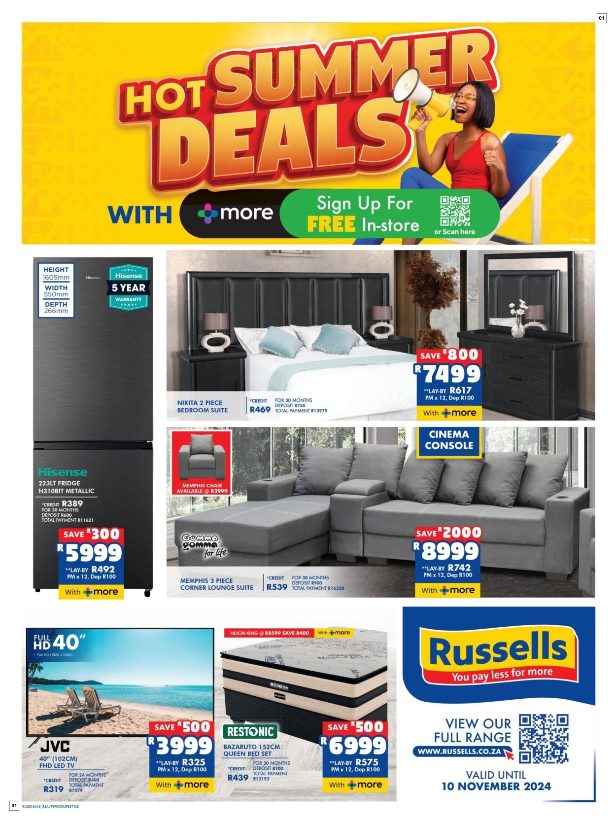 Russells Specials 21 Oct - 10 Nov